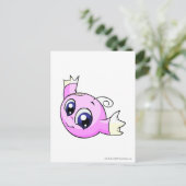 Kiko Pink Postkarte (Stehend Vorderseite)