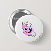 Kiko Rosa Button (Vorne & Hinten)