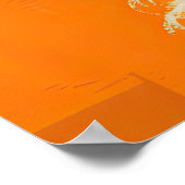 Kiko the Sheep - Whimsical Digital Art Poster (Ecke)