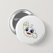 Kiko Weiß Button (Vorne & Hinten)