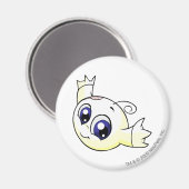 Kiko White Magnet (Vorderseite/Rückseite)