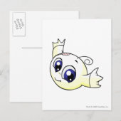 Kiko White Postkarte (Vorne/Hinten)