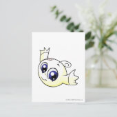 Kiko White Postkarte (Stehend Vorderseite)