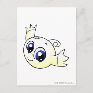 Kiko White Postkarte