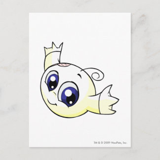 Kiko White Postkarte