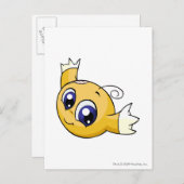 Kiko Yellow Postkarte (Vorne/Hinten)