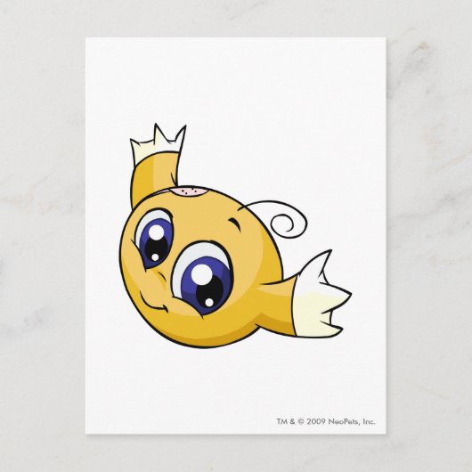 Kiko Yellow Postkarte (Vorderseite)