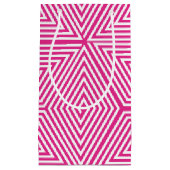 kikou (Turtle shell) [pink] - Japanese Pattern Kleine Geschenktüte (Vorderseite)