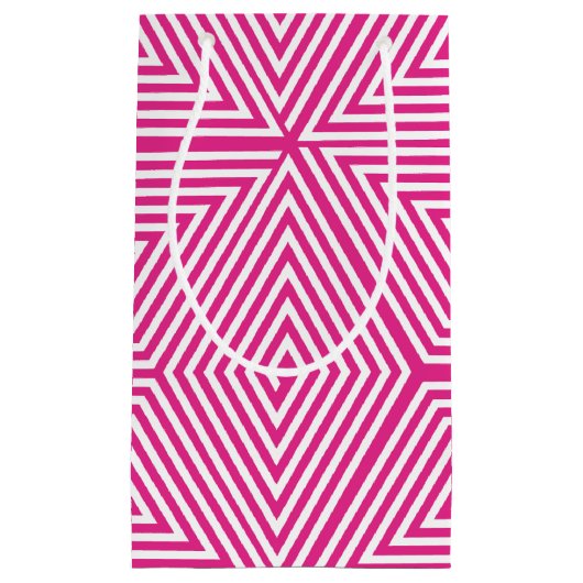 kikou (Turtle shell) [pink] - Japanese Pattern Kleine Geschenktüte (Vorderseite)