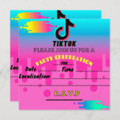 Kiktok Einladung (Vorne/Hinten)