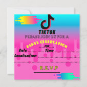 Kiktok Einladung (Vorderseite)