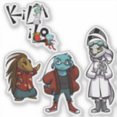 KiLA iLO Main Three + Logo-Aufkleberbogen Aufkleber (Vorderseite)