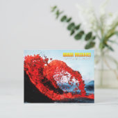 Kilauea-Eruption, Hawaii-Nationalpark Postkarte (Stehend Vorderseite)