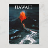 Kilauea-Eruption, Hawai'i-Vulkanpark Postkarte (Vorderseite)