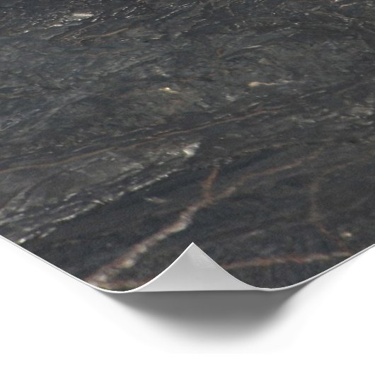 Kilauea großer Vulkanfluss Poster (Ecke)