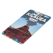 Kīlauea Hawaii Volcano Reiseplakat Magnet (Linke Seite)