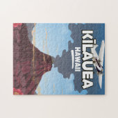 Kīlauea Hawaii Volcano Reiseplakat Puzzle (Horizontal)