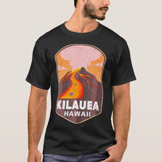 Kilauea Hawaii Volcanoes Nationalpark Vulkan für T-Shirt (Vorderseite)