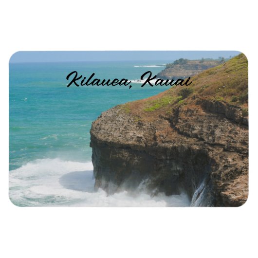 Kilauea Kauai Ocean Magnet (Horizontal)