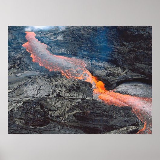 Kilauea Lava Flow Poster drucken (Vorne)