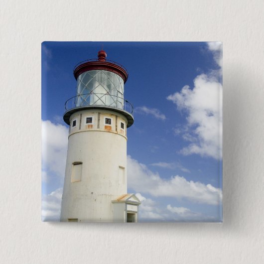 Kilauea-Leuchtturm Button (Vorderseite)