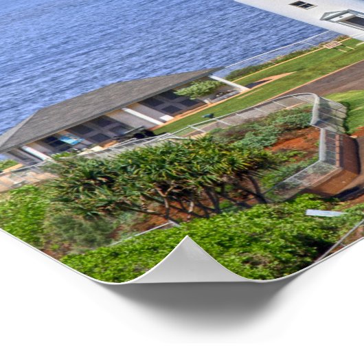 Kilauea Lighthouse auf Kauai, Hawaii Poster (Ecke)