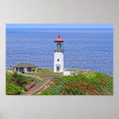Kilauea Lighthouse auf Kauai, Hawaii Poster (Vorne)