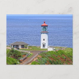 Kilauea Lighthouse auf Kauai, Hawaii Postkarte
