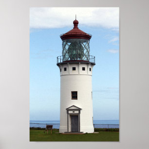 Kilauea Lighthouse auf Kauai Poster