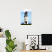 Kilauea Lighthouse auf Kauai Poster (Heimbüro)