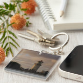Kilauea Lighthouse in Dusk Schlüsselanhänger (Vorderseite rechts)