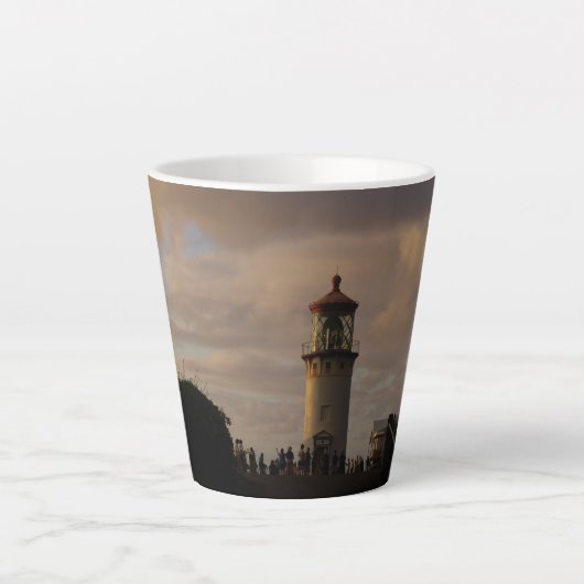 Kilauea Lighthouse in Hawaii  Milchtasse (Vorderseite)