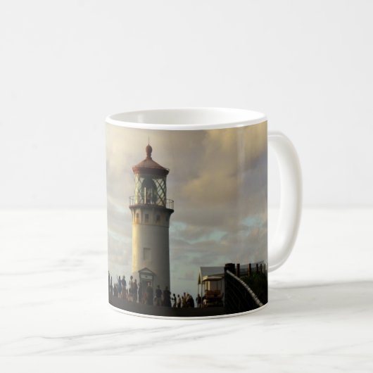 Kilauea Lighthouse Kaffee Tasse (VorderseiteRechts)