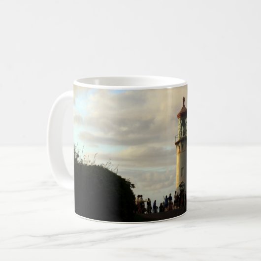 Kilauea Lighthouse Kaffee Tasse (Vorderseite Links)
