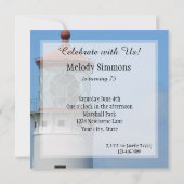 Kilauea Lighthouse Kauai Birthday Einladung (Rückseite)