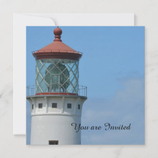 Kilauea Lighthouse Kauai Birthday Einladung