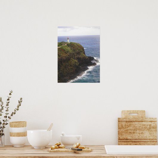 Kilauea Lighthouse, Kauai Poster (Küche)