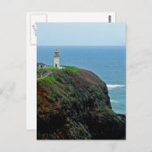Kilauea Lighthouse Postkarte (Vorne/Hinten)