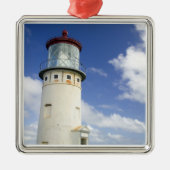 Kilauea Lighthouse Silbernes Ornament (Vorne)