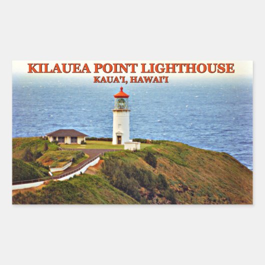Kilauea Point Lighthouse, Kauai, Hawaii Stickers (Vorderseite)