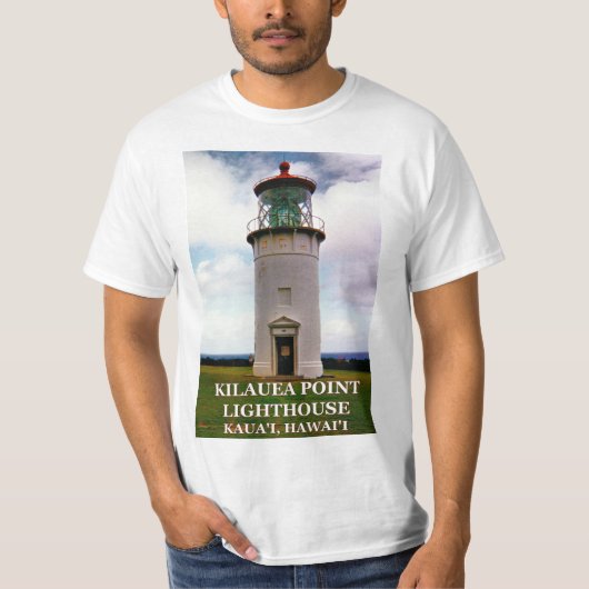 Kilauea Point Lighthouse, Kauai, T - Shirt Hawaii (Vorderseite)