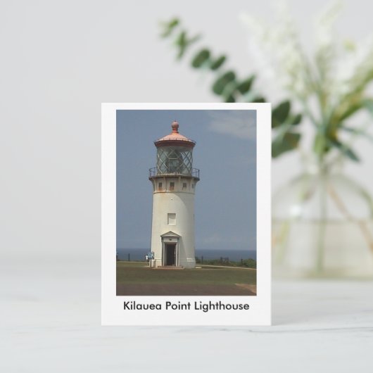 Kilauea Point Lighthouse Postcard Postkarte (Stehend Vorderseite)
