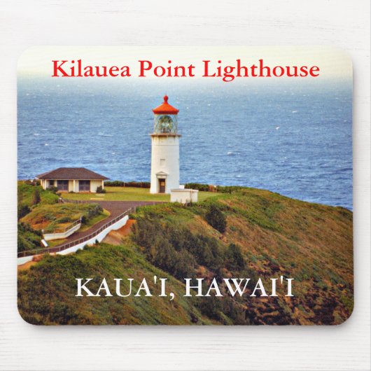 Kilauea Punkt-Leuchtturm, Kaua'i, Hawai'i Mousepad (Vorne)
