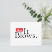 Kilauea Vulkan: Es bläst Postkarte (Stehend Vorderseite)