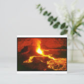 Kilauea Vulkan Postkarte (Stehend Vorderseite)