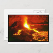 Kilauea Vulkan Postkarte (Vorne/Hinten)