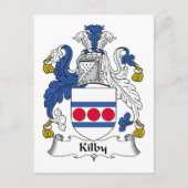 Kilby Familienwappen Postkarte (Vorderseite)