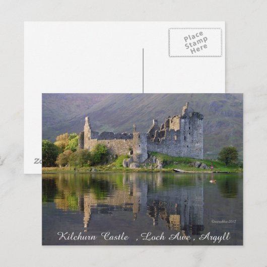Kilchurn Castle Postkarte (Vorne/Hinten)