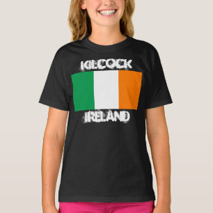 Kilcock, Irland mit irischer Flagge Kinder T-Shirt