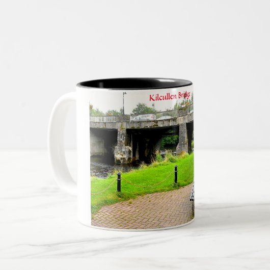 Kilcullen Bridge Kildare Zweifarbige Tasse (Vorderseite Links)